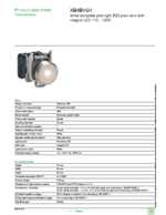 Datenblatt zu Schneider Electric XB4BVG1, EAN: 3389110891959