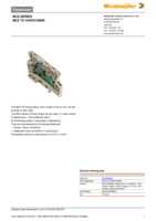 Datenblatt zu Weidmüller 8324590000, EAN: 4008190985455