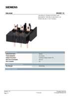 Datenblatt zu Siemens 3RA29211A, EAN: 4011209741102 Datenblatt zu Siemens 3RA29211A, EAN: 4011209741102
