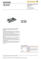 Datenblatt zu Weidmüller 1208600000, EAN: 4008190881351