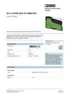 Datenblatt zu Phoenix Contact 2863834, EAN: 4017918977733 Datenblatt zu Phoenix Contact 2863834, EAN: 4017918977733