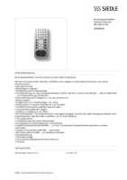 Datenblatt zu Siedle 200040920-00, EAN: 4015739409204