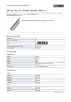 Datenblatt zu Phoenix Contact 0807012, EAN: 4017918254889