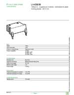 Datenblatt zu Schneider Electric LA4DB3B, EAN: 3389110336504 Datenblatt zu Schneider Electric LA4DB3B, EAN: 3389110336504