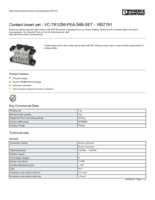 Datenblatt zu Phoenix Contact 1607191, EAN: 4017918942496 Datenblatt zu Phoenix Contact 1607191, EAN: 4017918942496