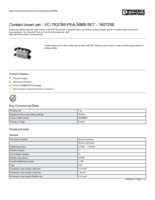 Datenblatt zu Phoenix Contact 1607250, EAN: 4017918941000 Datenblatt zu Phoenix Contact 1607250, EAN: 4017918941000