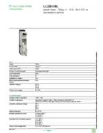 Datenblatt zu Schneider Electric LU2BA0BL, EAN: 3389110363098 Datenblatt zu Schneider Electric LU2BA0BL, EAN: 3389110363098