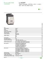 Datenblatt zu Schneider Electric LC1D32P7, EAN: 3389110351125 Datenblatt zu Schneider Electric LC1D32P7, EAN: 3389110351125