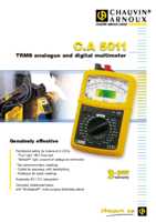 Datenblatt zu Chauvin Arnoux p01196311e, EAN: 3760171414026