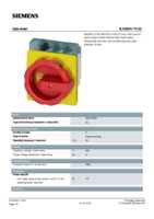 Datenblatt zu Siemens 3LD25041TL53, EAN: 4011209639072