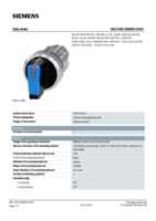Datenblatt zu Siemens 3SU10522BM500AA0, EAN: 4011209969865