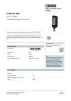 Datenblatt zu Phoenix Contact 2838571, EAN: 4017918819590