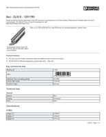 Datenblatt zu Phoenix Contact 1201785, EAN: 4017918017507