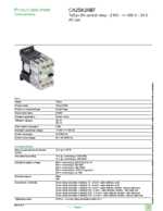 Datenblatt zu Schneider Electric CA2SK20B7, EAN: 3389110564143 Datenblatt zu Schneider Electric CA2SK20B7, EAN: 3389110564143