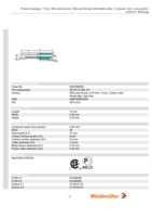 Datenblatt zu Weidmüller 9025780000, EAN: 4008190053239