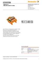 Datenblatt zu Weidmüller 1113361001, EAN: 4032248036288