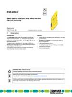 Datenblatt zu Phoenix Contact 2904958, EAN: 4046356904889 Datenblatt zu Phoenix Contact 2904958, EAN: 4046356904889