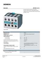 Datenblatt zu Siemens 3RH19211LA11, EAN: 4011209293939