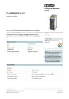 Datenblatt zu Phoenix Contact 2891929, EAN: 4046356100823