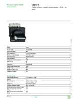 Datenblatt zu Schneider Electric VBF01, EAN: 3389110201000