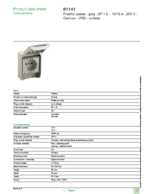 Datenblatt zu Schneider Electric 81141, EAN: 3303430811411