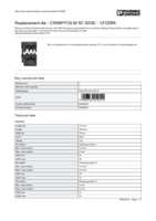 Datenblatt zu Phoenix Contact 1212085, EAN: 4046356454551 Datenblatt zu Phoenix Contact 1212085, EAN: 4046356454551