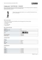 Datenblatt zu Phoenix Contact 1212474, EAN: 4046356527026