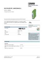 Datenblatt zu Phoenix Contact 2900559, EAN: 4046356527828 Datenblatt zu Phoenix Contact 2900559, EAN: 4046356527828