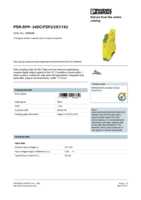 Datenblatt zu Phoenix Contact 2986588, EAN: 4046356553339 Datenblatt zu Phoenix Contact 2986588, EAN: 4046356553339