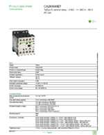 Datenblatt zu Schneider Electric CA2KN40E7, EAN: 3389110500363 Datenblatt zu Schneider Electric CA2KN40E7, EAN: 3389110500363