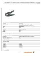 Datenblatt zu Weidmüller 9005610000, EAN: 4008190183875