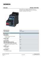 Datenblatt zu Siemens 3RT20231FB443MA0, EAN: 4011209866102