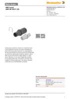 Datenblatt zu Weidmüller 1079820000, EAN: 4032248841806
