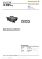 Datenblatt zu Weidmüller 1079930000, EAN: 4032248842032