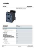 Datenblatt zu Siemens 3RT23261BB40, EAN: 4011209834705 Datenblatt zu Siemens 3RT23261BB40, EAN: 4011209834705