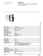 Datenblatt zu Schneider Electric ZB4BA26, EAN: 3389110887921