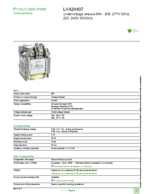 Datenblatt zu Schneider Electric LV429407, EAN: 3606480018961 Datenblatt zu Schneider Electric LV429407, EAN: 3606480018961