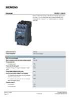 Datenblatt zu Siemens 3RV20111BA15, EAN: 4011209841123
