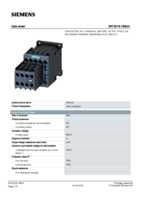 Datenblatt zu Siemens 3RT20161BB44, EAN: 4011209896949