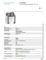 Datenblatt zu Schneider Electric LV429390, EAN: 3606480019128 Datenblatt zu Schneider Electric LV429390, EAN: 3606480019128