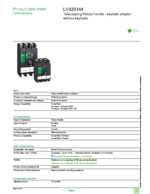 Datenblatt zu Schneider Electric LV429344, EAN: 3606480021329 Datenblatt zu Schneider Electric LV429344, EAN: 3606480021329