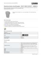 Datenblatt zu Phoenix Contact 2800915, EAN: 4046356690645 Datenblatt zu Phoenix Contact 2800915, EAN: 4046356690645