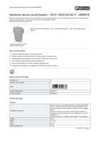 Datenblatt zu Phoenix Contact 2800918, EAN: 4046356690676