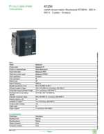 Datenblatt zu Schneider Electric 47250, EAN: 3303430472506 Datenblatt zu Schneider Electric 47250, EAN: 3303430472506