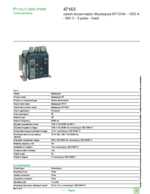 Datenblatt zu Schneider Electric 47163, EAN: 3303430471639 Datenblatt zu Schneider Electric 47163, EAN: 3303430471639