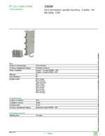 Datenblatt zu Schneider Electric 33608, EAN: 3303430336082 Datenblatt zu Schneider Electric 33608, EAN: 3303430336082