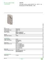 Datenblatt zu Schneider Electric 33170, EAN: 3303430331704 Datenblatt zu Schneider Electric 33170, EAN: 3303430331704