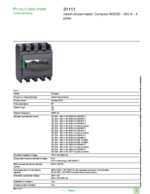 Datenblatt zu Schneider Electric 31111, EAN: 3303430311119