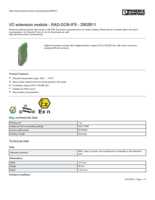 Datenblatt zu Phoenix Contact 2902811, EAN: 4046356681544