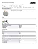 Datenblatt zu Phoenix Contact 2903371, EAN: 4046356731928